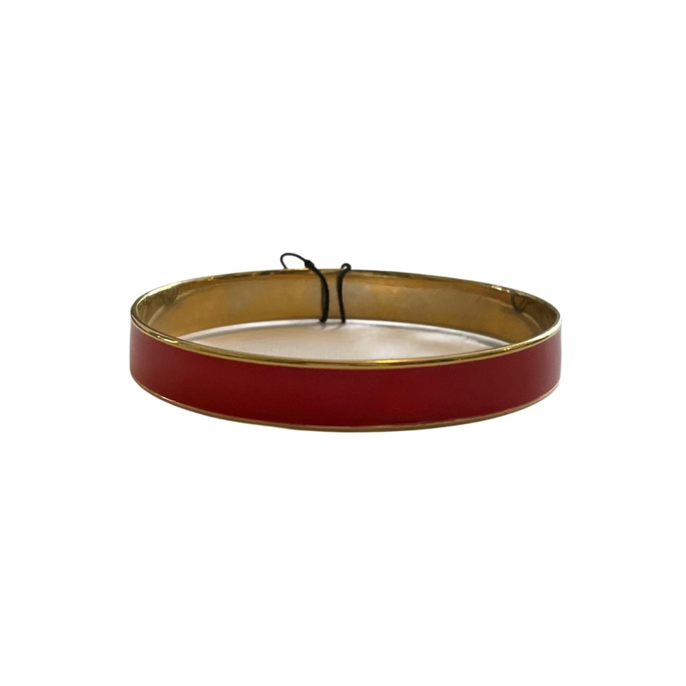 NWT Old Navy Red Bangle with Goldtone Accents